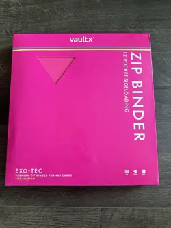Vault X binder First Edition Sv9 Journey Together 12 pocket zip 480 Cards - Image 1