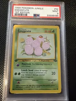 Pokemon Exeggcute TCG Jungle Card 52/64 1st Edition Common Psa 9 - Image 1
