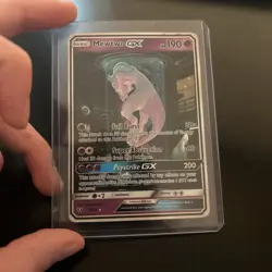 Pokemon Mewtwo GX 78/73 Shining Legends Shiny Holo Rare Full Art Card - Image 2