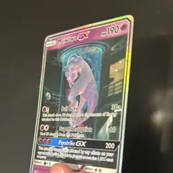 Pokemon Mewtwo GX 78/73 Shining Legends Shiny Holo Rare Full Art Card - Image 4