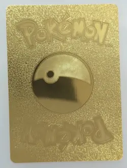 Pokemon Special Delivery Pikachu 60hp Gold Foil Fan Art Collector Card TCG - Image 2