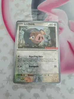 Lechonk 154/198 Pokemon Scarlet Violet Sealed Gamestop Promo Card - Image 1