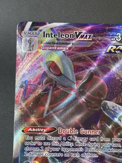 Inteleon VMAX 079/264 Fusion Strike Ultra Rare Holo Pokemon Card LP - Image 5