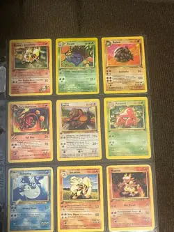 Pokemon 24 Binder Sheets total of 216 Assorted Pokemon Cards G2U - Image 1