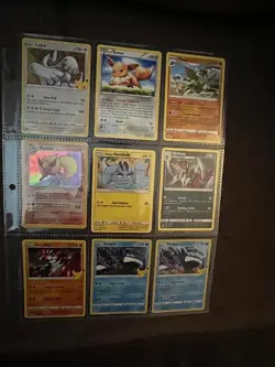Pokemon 24 Binder Sheets total of 216 Assorted Pokemon Cards G2U - Image 2