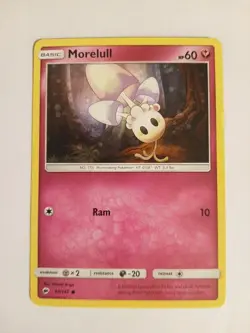 MORELULL 97/147 Burning Shadows - Common Pokemon Card - Cute Fairy Type - Image 1