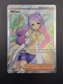 Pokemon TCG Miriam Full Art Trainer Card 238/198 Scarlet Violet - Image 1