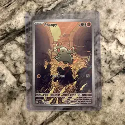 Phanpy NM IR 205/191 SV08 Surging Sparks Pokemon TCG Holo Card - Image 1