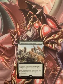 MTG Borderless FDN Preposterous Proportions MINT - Image 1