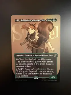 MTG Marvel Super Heroes The Unbeatable Squirrel Girl Borderless 0371 Foil - Image 1