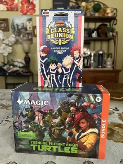 Magic The Gathering TMNT & My Hero Academia Class Reunion Sealed Bundle - Image 1