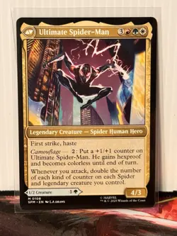 Miles Morales 108 Mythic Marvel's Spider-Man Magic: The Gathering Near Mint - Image 2