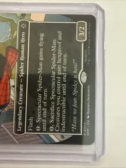 Spectacular Spider-Man 14 MTG Spider-Man 2025 Near Mint Borderless Non Foil Rare - Image 3