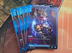Gundam TCG - Gundam RX-78-2 ST01-001 X4 - LR English Card Game - Image 1
