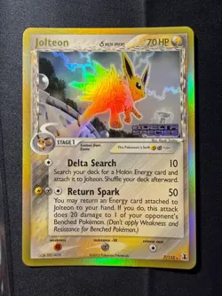 Jolteon EX Delta Species Reverse Holo 7/113 2005 - Pokemon NM Near Mint - Image 1