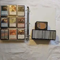 Giant Vintage Magic The Gathering 1500 Cards Collection Binder&Box Alpha Mtg Lot - Image 1