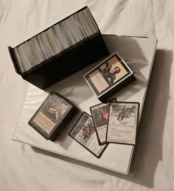 Giant Vintage Magic The Gathering 1500 Cards Collection Binder&Box Alpha Mtg Lot - Image 2
