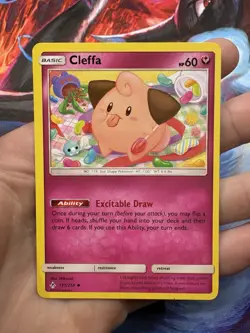 Cleffa Unbroken Bonds Pokemon TCG 131/214 NM Condition - Image 1