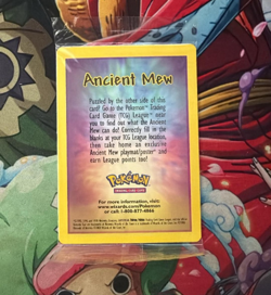 Pokemon 2000 Movie Promo Ancient Mew with Insert - Sealed - Image 1