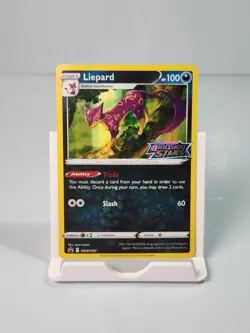 Liepard SWSH187 Brilliant Stars Stamped Prerelease SWSH Promo Pokemon - Image 1