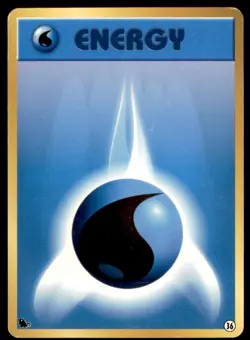 2000 Pokemon VHS Squirtle Deck Water Energy Japanese #36 - Image 1