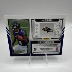 Panini 2023 Obsidian Zay Flowers RC Rookie Jersey Ink Auto /199 #RJI-ZFL - Image 2