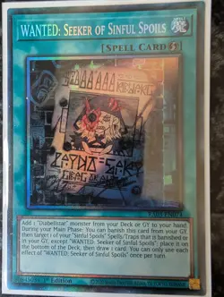 Yu-Gi-Oh WANTED: Seeker of Sinful Spoils RA03-EN074 - Mixed rarity Play Set X3 - Image 3