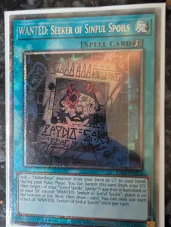 Yu-Gi-Oh WANTED: Seeker of Sinful Spoils RA03-EN074 - Mixed rarity Play Set X3 - Image 4