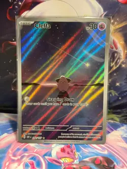 Cleffa 202/197 Illustration Rare Obsidian Flames Pokemon Holo Near Mint - Image 1