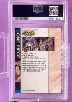 PSA9 One Piece 2002 Weekly Jump Festa Illustration Collection MINT No. 4 Japan - Image 5
