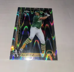 2025 Topps Chrome Update Series - Nick Kurtz #USC178 RayWave Refractor (RC) - Image 1