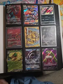 Pokemon Card Lot Binder V/VMAX Modern IR SIR Hits Ex 144 Cards With 2x PSA 9s NM - Image 1