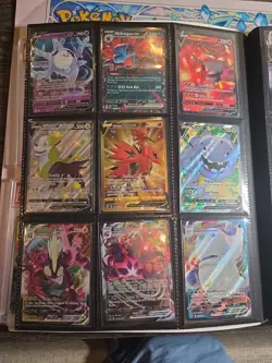 Pokemon Card Lot Binder V/VMAX Modern IR SIR Hits Ex 144 Cards With 2x PSA 9s NM - Image 4