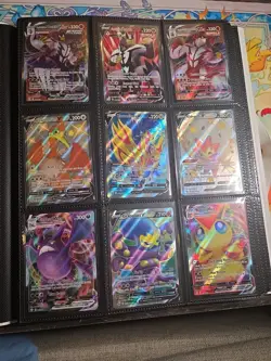 Pokemon Card Lot Binder V/VMAX Modern IR SIR Hits Ex 144 Cards With 2x PSA 9s NM - Image 5