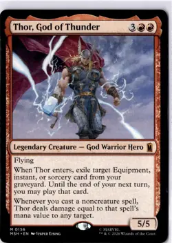 Thor, God of Thunder Marvel Super Heroes Regular NM M 0156 - Image 1