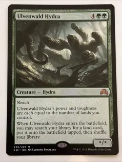 MTG Shadows over Innistrad Ulvenwald Hydra 235/297 LP Mythic - Image 1