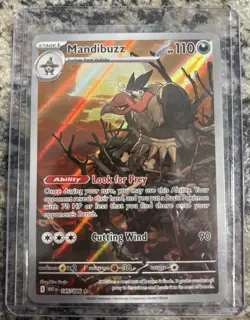 Pokemon TCG SV: White Flare Card 145/086 Mandibuzz Illustration Rare NM - Image 1