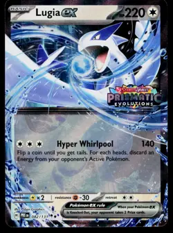 Lugia ex (Prismatic Evolutions Stamped) 082/131 Holofoil Pokemon Near Mint - Image 1