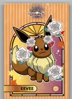 Let's Go Eevee Database - Eevee- Pokemon Cracked Ice Card - Image 1