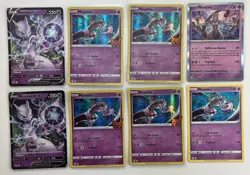 Mewtwo V 030/078 Pokemon GO 8 Card Lot Holo Ultra Rare TCG Preowned - Image 1