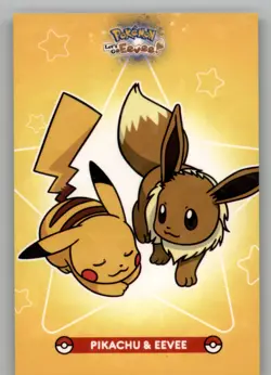 Let's Go Eevee Database - Eevee Pikachu - Pokemon Cracked Ice Card - Image 1