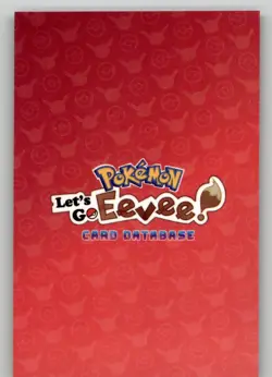 Let's Go Eevee Database - Eevee Gengar - Pokemon Cracked Ice Card - Image 2