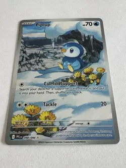 Pokemon Piplup 098/094 Me02: Phantasmal Flames Holo - 2025 NM - Image 2