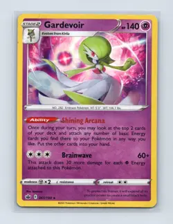 Gardevoir 061/198 Holo Rare Chilling Reign Pokemon Holo Lightly Played - Image 1
