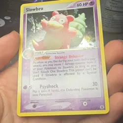 Pokemon TCG Slowbro 14/112 FireRed & LeafGreen Holo Rare Eng 2004 60HP - Image 2