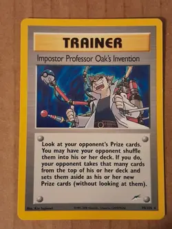 Pokemon Imposter Professor Oak's Invention 94/105 Neo Destiny NM See Pictures - Image 1