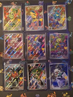Pokemon First Partner Illustration Collection - Series 2 Complete Full Set Of 9 - Image 1