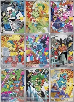 Pokemon First Partner Illustration Collection Series 2 - Full Set Of 9 MINT 🔥🔥 - Image 2