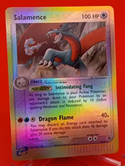 Salamence 19/97 Reverse Holo EX Dragon E-reader Near Mint Pokemon TCG - Image 2