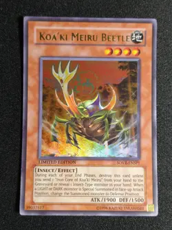 Yu-Gi-Oh! Koa'ki Meiru Beetle SOVR-ENSP1 Limited Edition Ultra Rare NM - Image 1